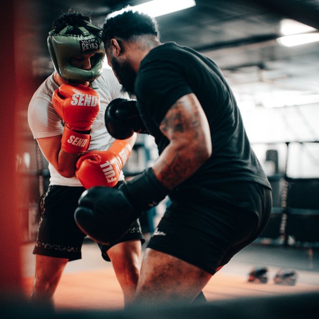 Heavy bags and boxing training